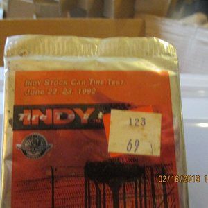 VINTAGE Indy Stock Car Tire Test June 22, 23 1992 Pack #2 Cards 6-10 High-Tech